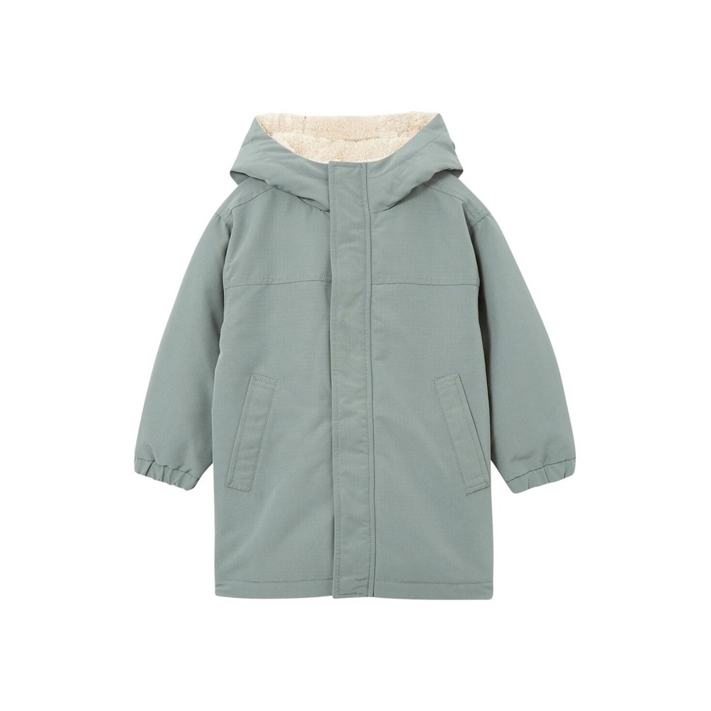 Cotton On Kids Big Boys‎ Longline Parker Jacket - Swag Green -Size 7-8